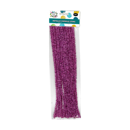 Creative Crafters Metallic Chenille Stems - 30 Pcs