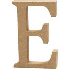 5" Wooden Letter