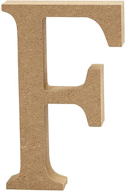 5" Wooden Letter
