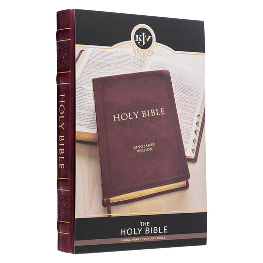 The Holy Bible KJV Large Print Thin Line Bible