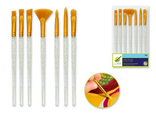 Color Factory Taklon Brushes 7pc