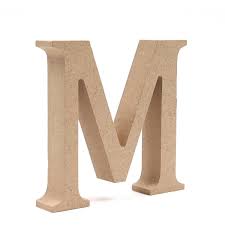5" Wooden Letter