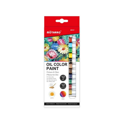 Motarro Oil Paint, 12ml, 12 Colors