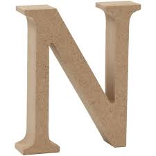 5" Wooden Letter