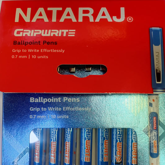 Nataraj Gripwrite Ballpoint Pen 0.7mm