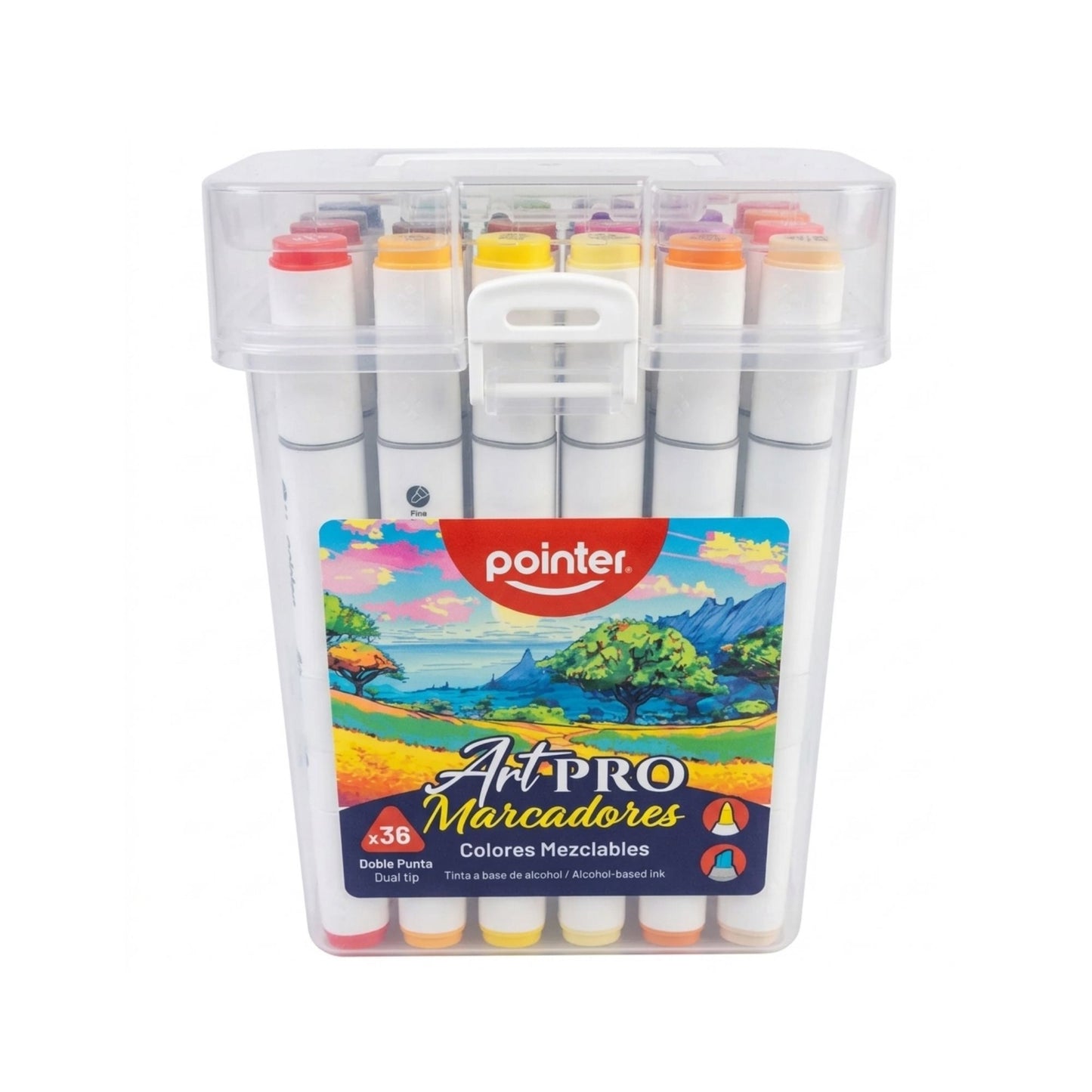 Pointer Art Pro Alcohol Markers 36 pk