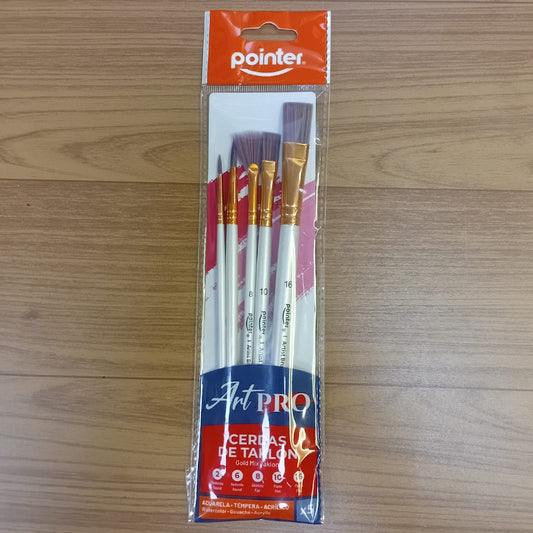 Pointer Art Pro Paint Brushes 5pcs