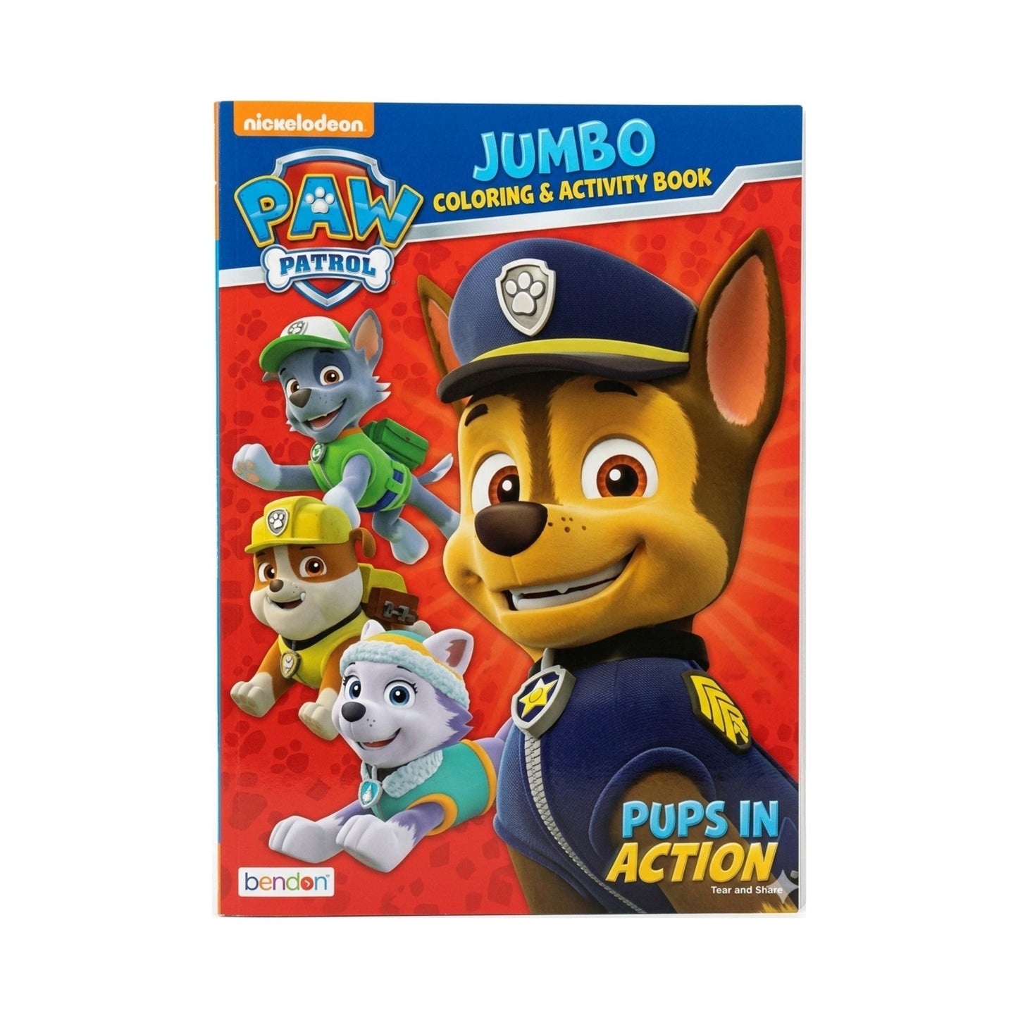Pups In Action Paw Patrol Jumbo Coloring Book