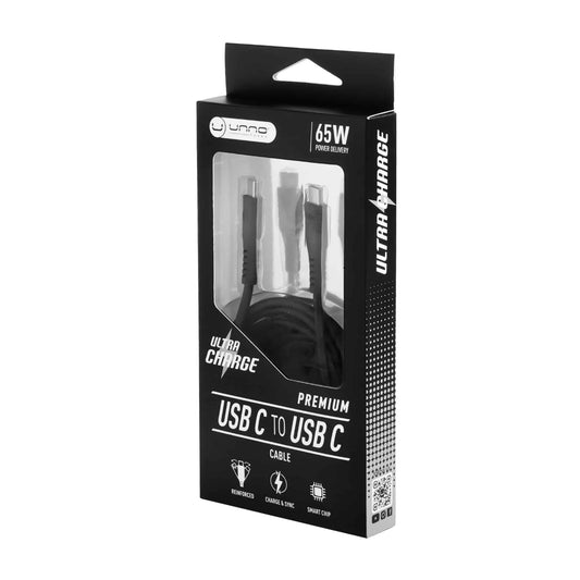 Unno USB C TO USB C 65W Cable