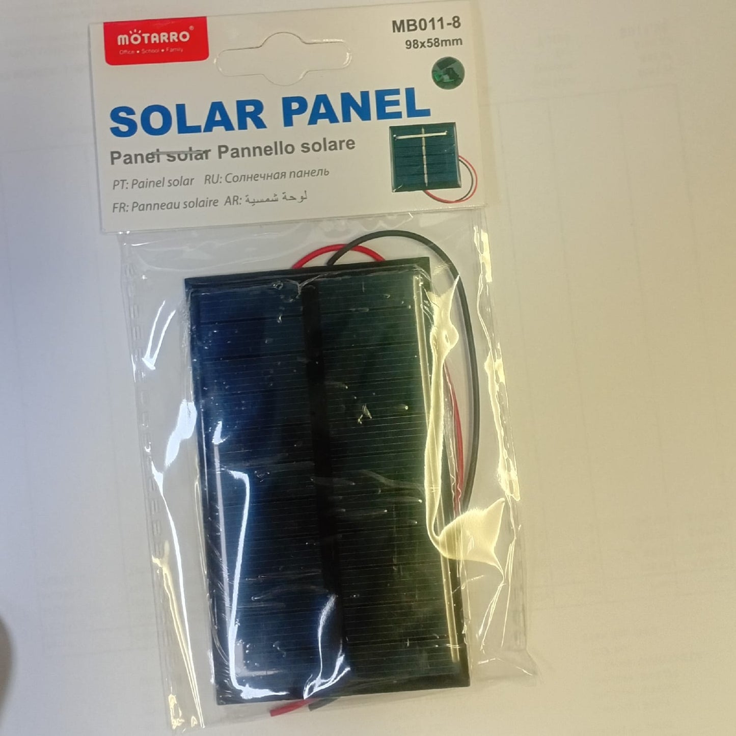 Motarro Solar Panel 98x58mm