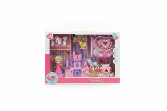 Cute Girl Castle Princess Set
