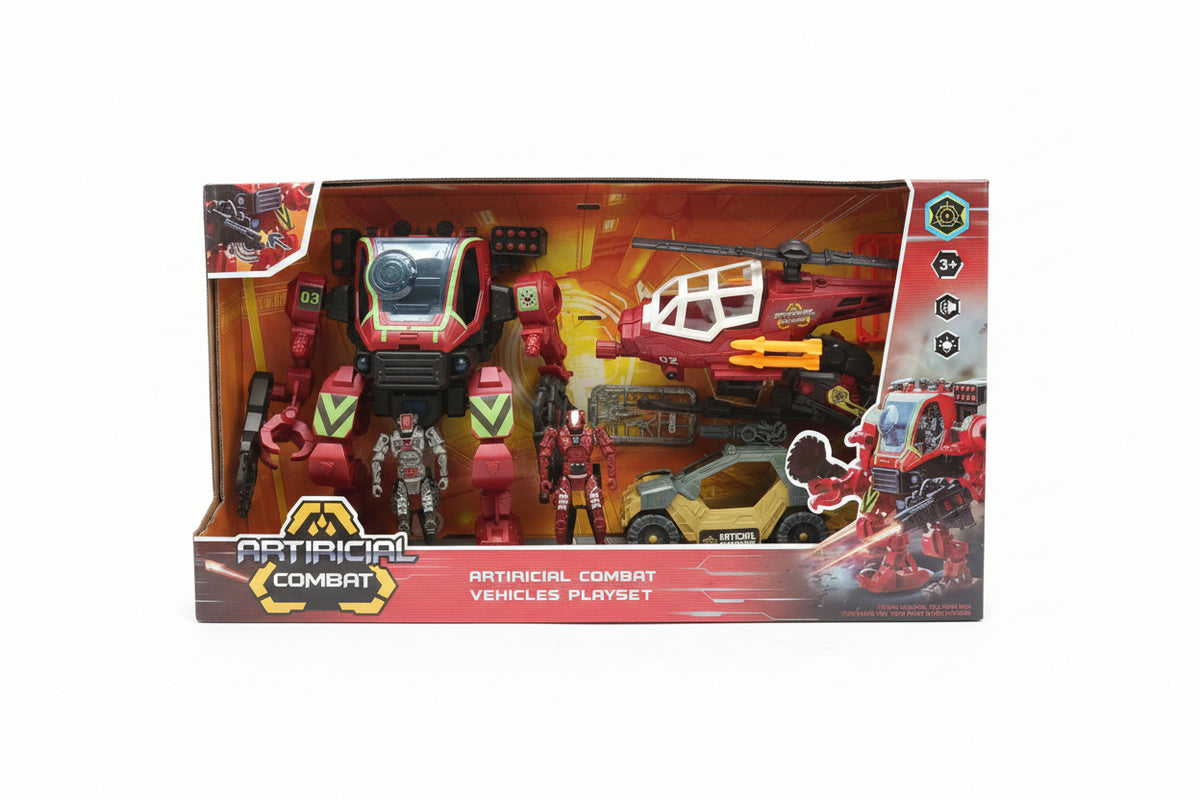 Artiricial Combat Vehicles Playset