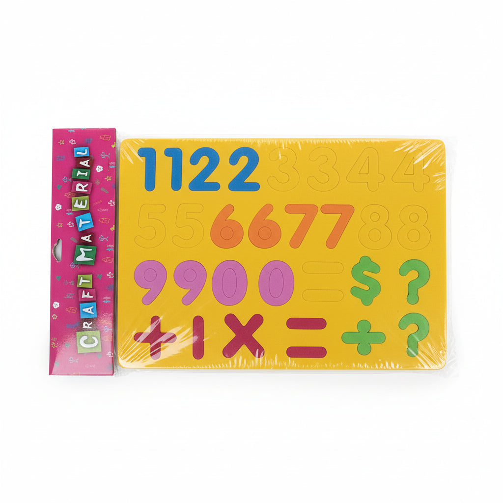 Craft Material Number Board