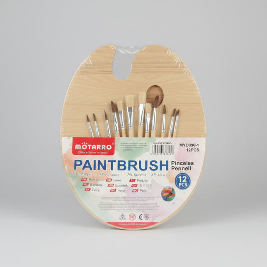 Motarro Paint Brush & Palette Set