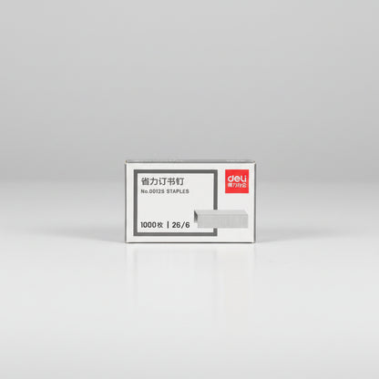 Deli Effortless staples 26/6 1000pcs