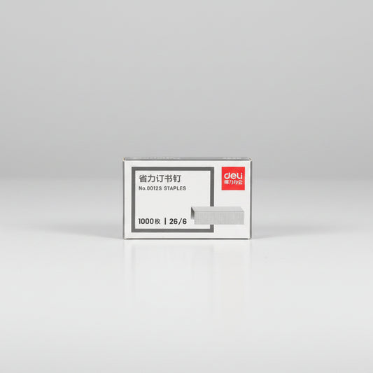 Deli Effortless staples 26/6 1000pcs