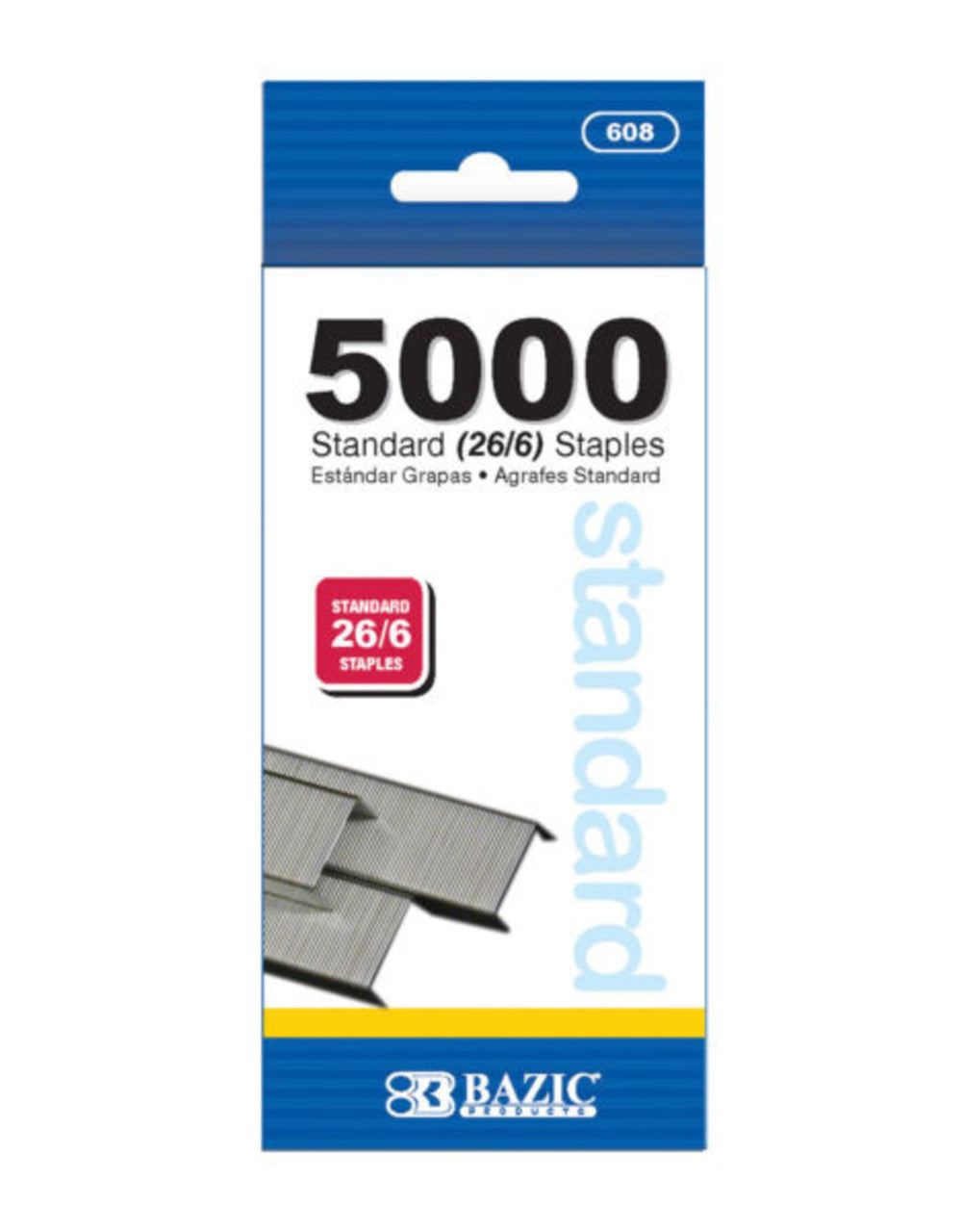Bazic 5000 Standard 26/6 Staples