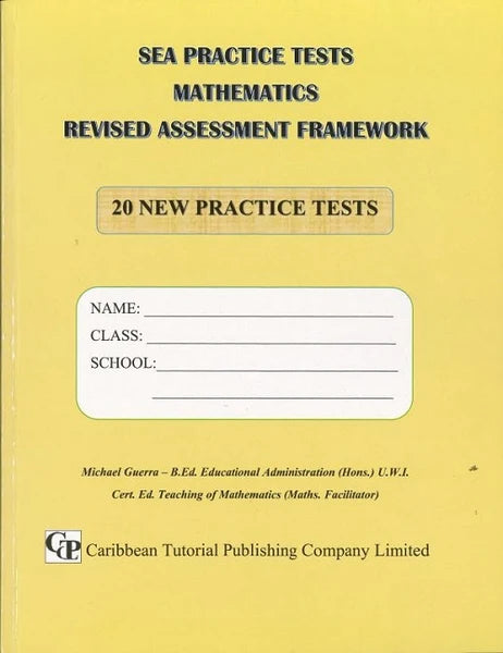 SEA Practice Tests Mathematics Revised Assessment Framework
