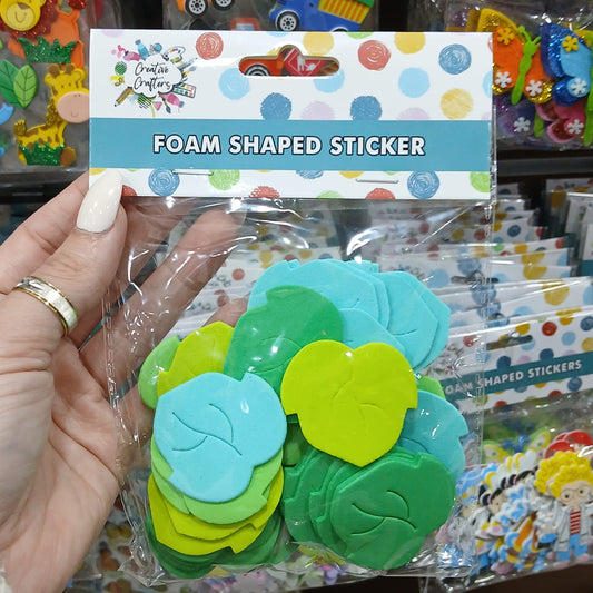 Creative Crafters Foam Shaped Stickers - Leaves