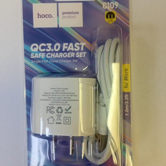 Hoco 3.0 Fast Charging Set