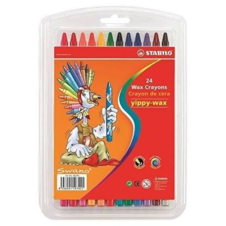 Stabilo Yippy Wax Crayons 24pcs