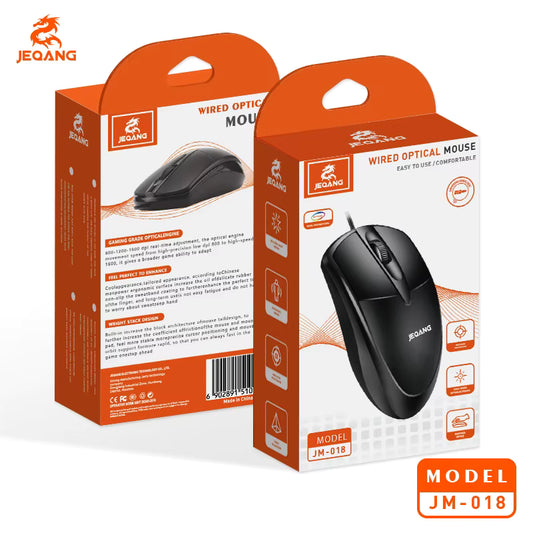 Jeqang Wired Optical Office Mouse