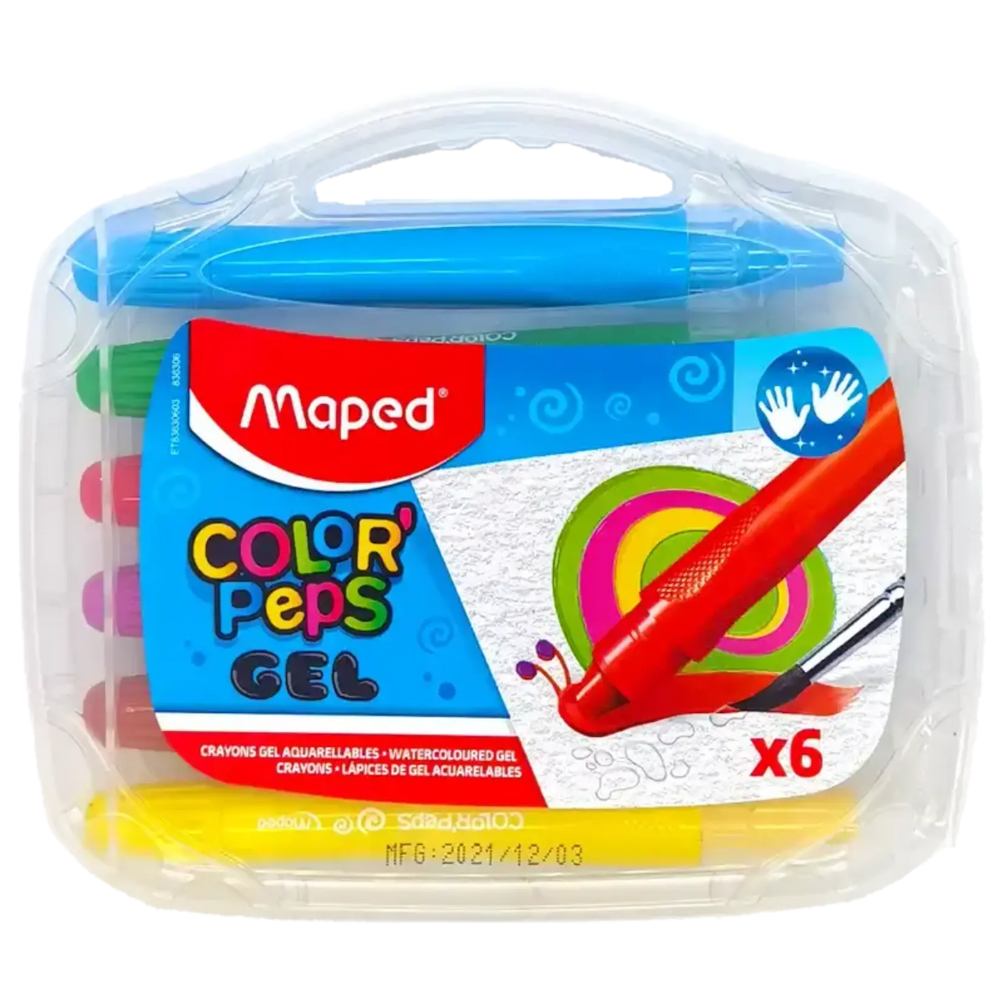 Maped Color Peps Gel Crayon 6pcs