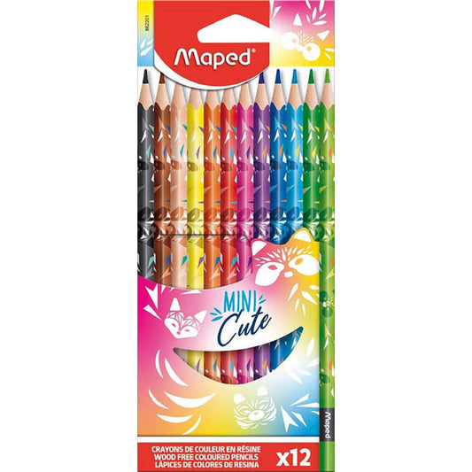 Maped Mini Cute Colour Pencils 12's