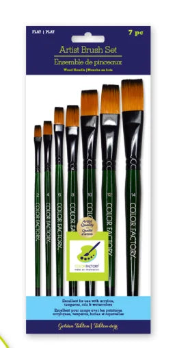 Color Factory Artist Brush Set 7pc