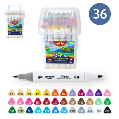 Pointer Art Pro Alcohol Markers 36 pk