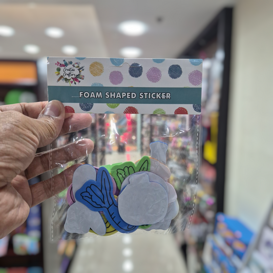 Creative Crafters Foam Shaped Stickers, Vegetables