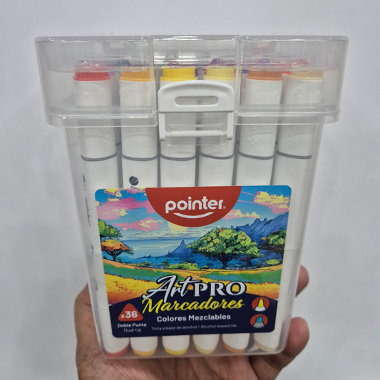 Pointer Art Pro Alcohol Markers 36 pk