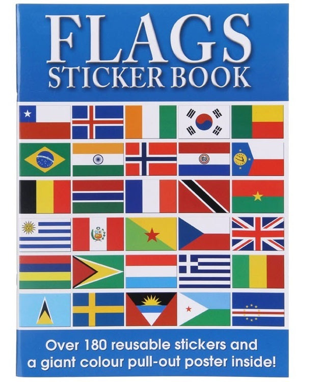 Flags sticker activity book