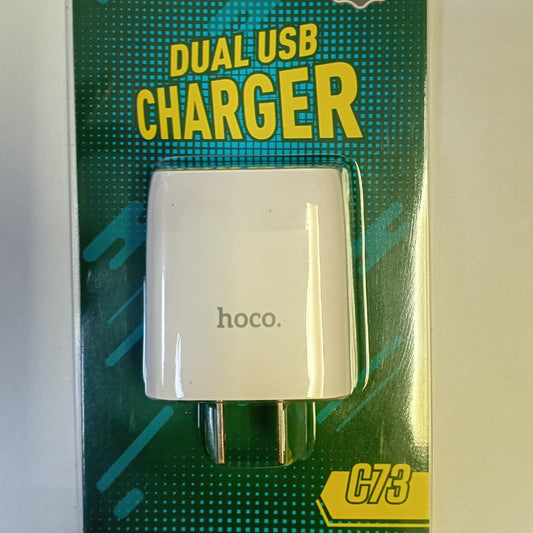 Dual USB Port Charging Block