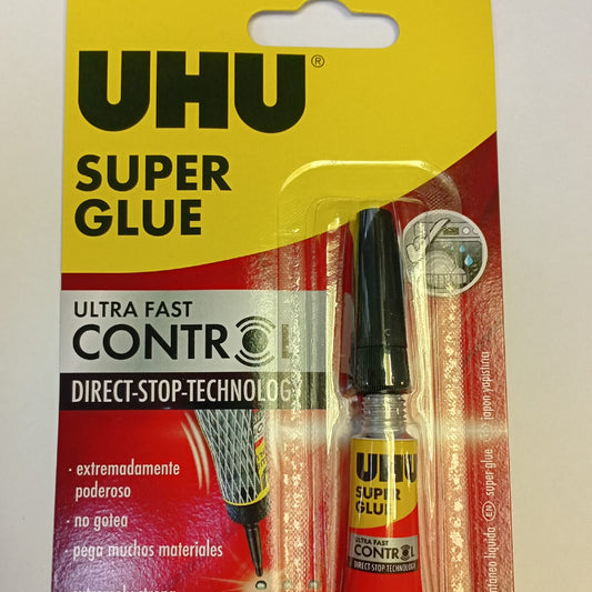 UHU Super Glue Ultra Fast Control