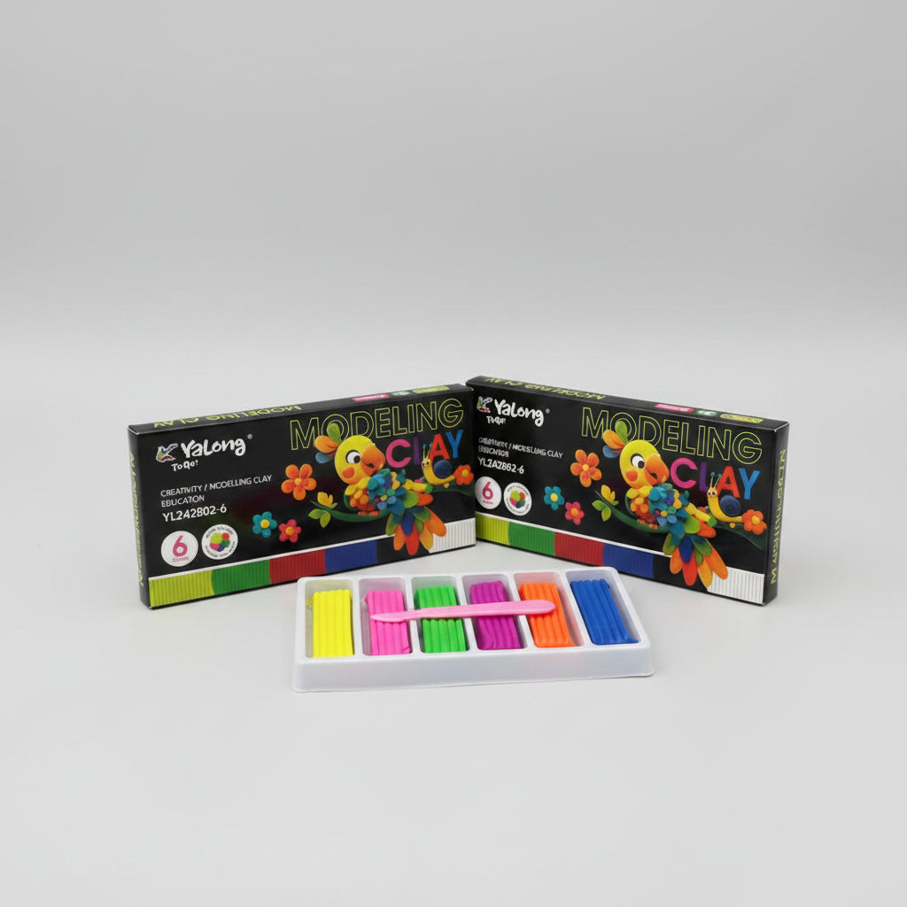 Yalong To Go Modelling Clay 6 Colours