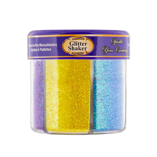 Bazic Glitter Shaker (Neon Colours), Art & Craft - Shock 'N' Stock