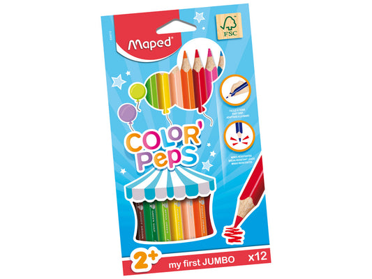 Maped Color'Peps My First Jumbo 12's