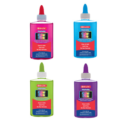 Bazic Washable Color Glue 147ml