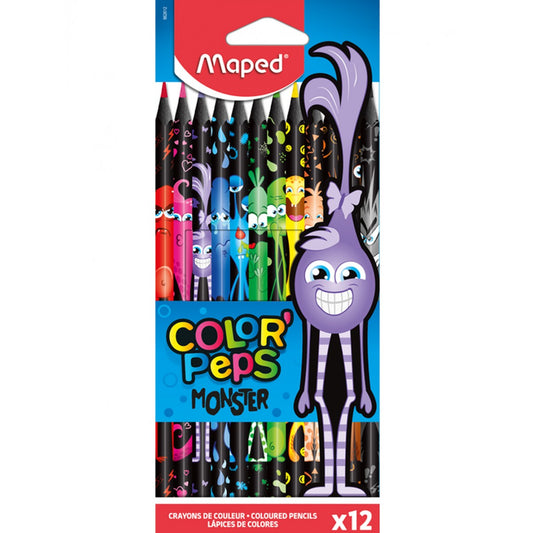 Maped Color'Peps Monster Colour Pencils 12's