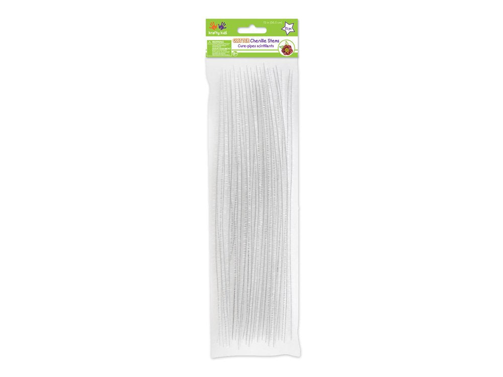 Krafty Kids Glitter Chenille Stems - Cure-Pipes