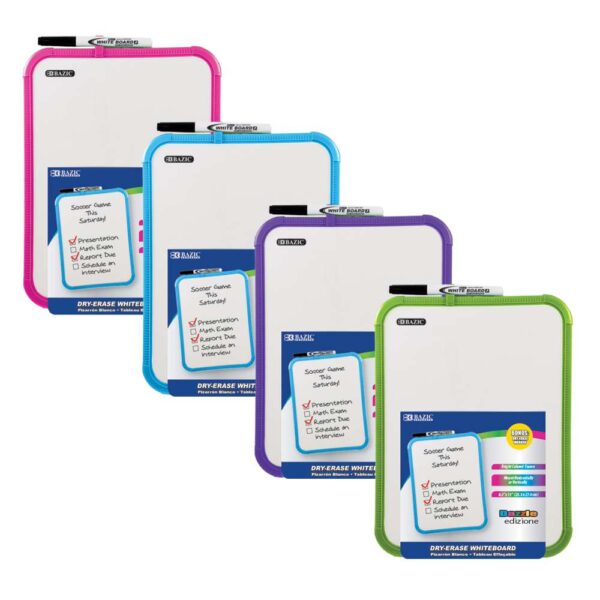 Bazic 8.5" x 11" Dry Erase Whiteboard