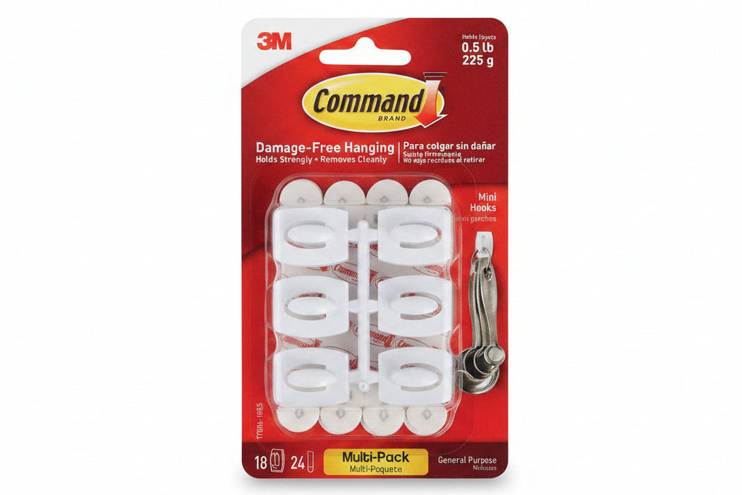 Command Brand Mini Hooks, Hardware - Shock 'N' Stock