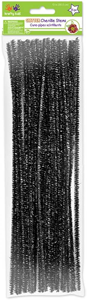 Krafty Kids Glitter Chenille Stems - Cure-Pipes