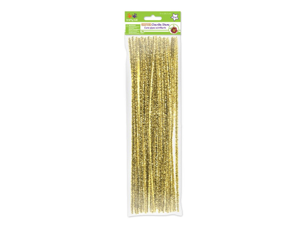 Krafty Kids Glitter Chenille Stems - Cure-Pipes