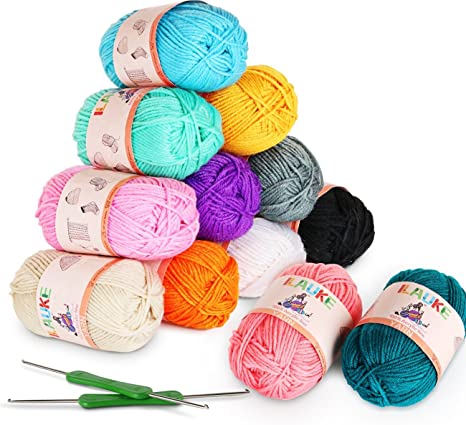 Needle Crafters Yarn Laine 100% Acrylic - Solid Colors