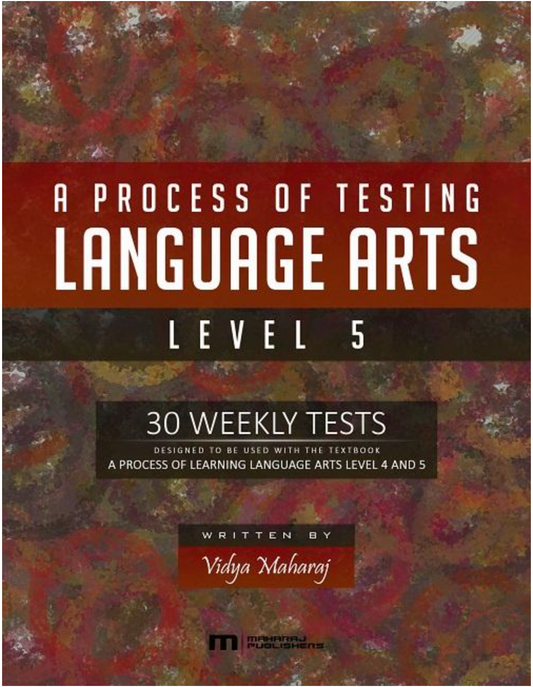 A Process of Testing Language Arts Level 5, Primary School Books - Shock 'N' Stock