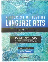 A Process of Testing Language Arts Level 1, Primary School Books - Shock 'N' Stock