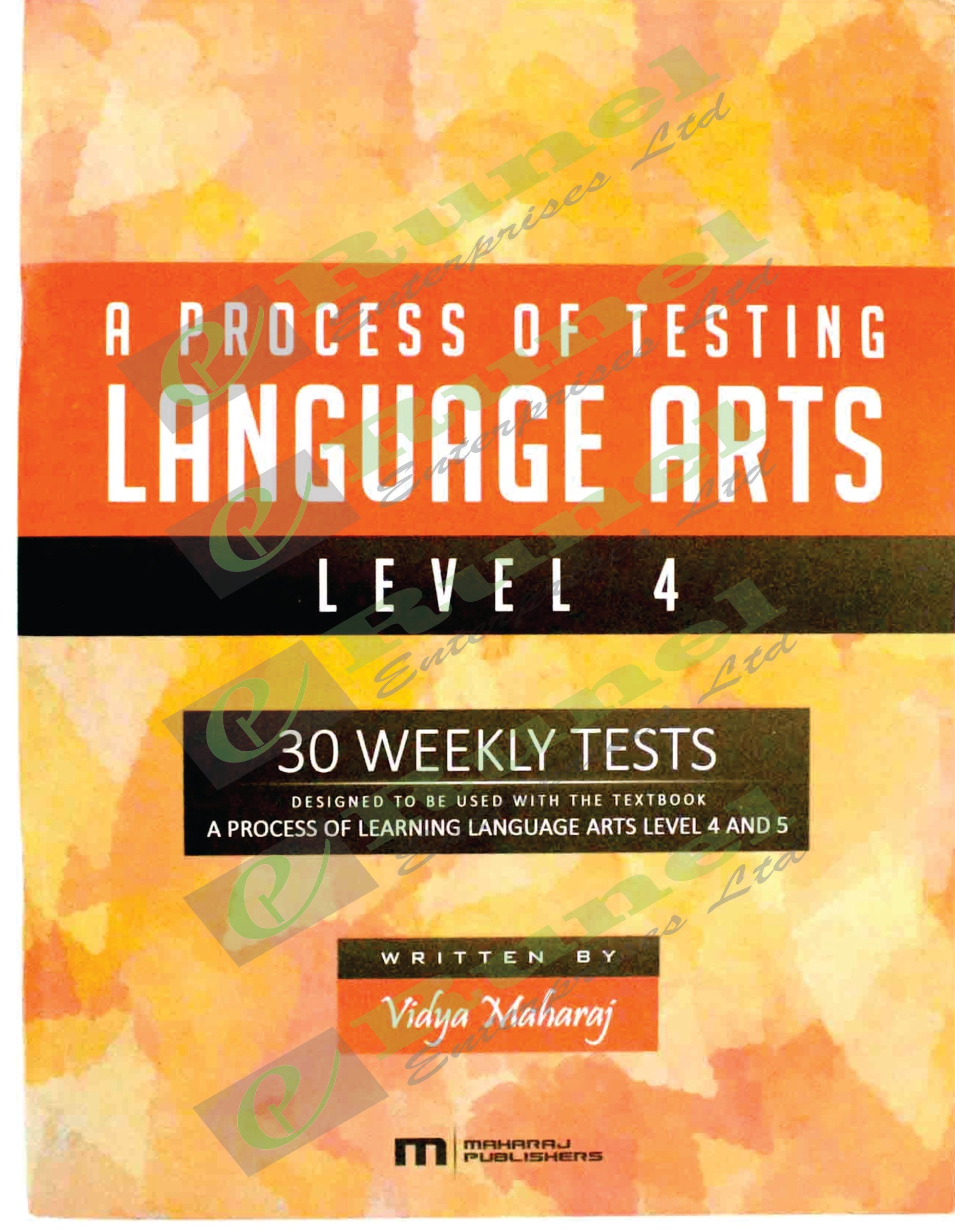 A Process of Testing Language Arts Level 4, Primary School Books - Shock 'N' Stock