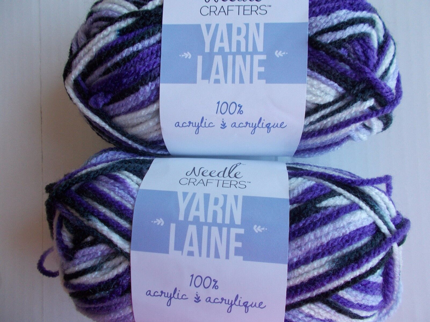 Needle Crafters Yarn Laine 100% Acrylic - Multi Color